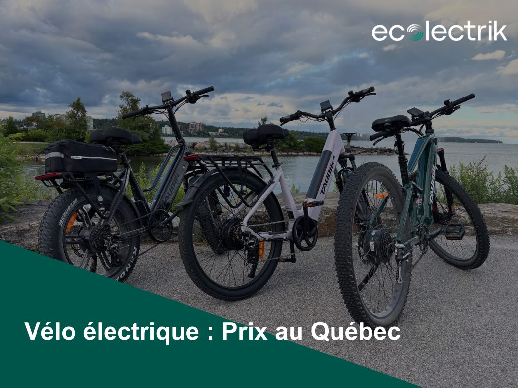 Vélo électrique : Prix au Québec